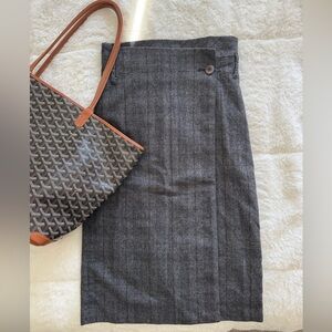 Babaton Charcoal Pencil Skirt